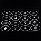 OPHIR 160x Pattern Airbrush Temporary Tattoo Stencils Set for Airbrush Face Painting