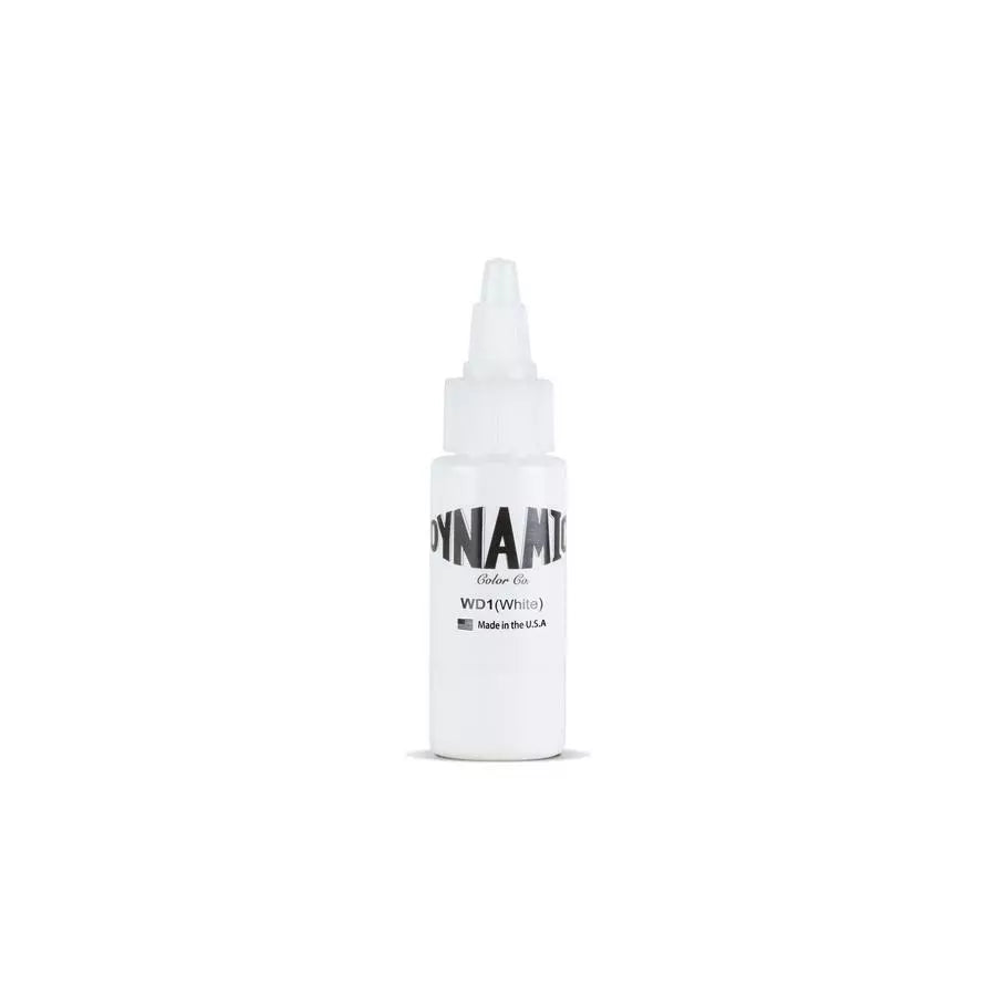 DYNAMIC COLOR CO. White 1oz Tattoo Ink