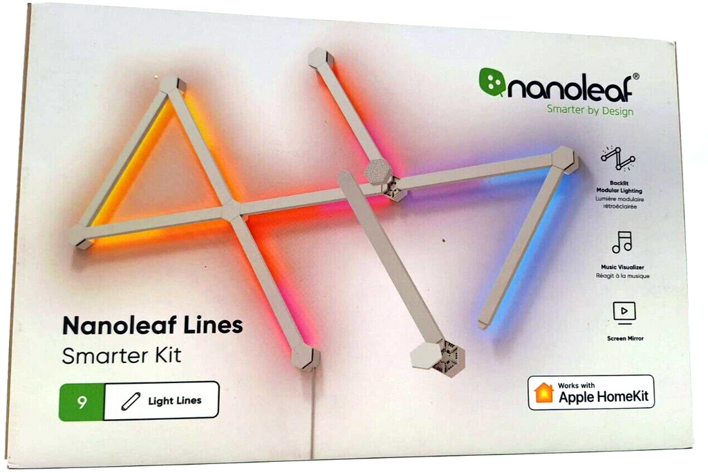 Nanoleaf Lines Modular Smart Light Bar Smarter Kit (9 Lines)
