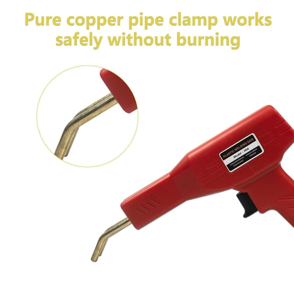 AMERIBOX Hot Stapler Gun Plastic Repair Car Bumper Fender Welder Machine Kit +200 Staples