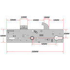 Yale YS170 Replacement Gear Box Door Lock Centre Case 35mm Backset