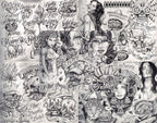 BOOG STAR Boog From The Streets With Love Gangsta Style Tattoo Flash 10 Sheet Set 11x14" L