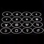 OPHIR 160x Pattern Airbrush Temporary Tattoo Stencils Set for Airbrush Face Painting