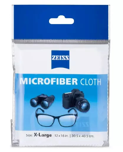 ZEISS Jumbo Microfiber Cleaning Cloth for Coated Lenses, Binoculars, Scopes, Cameras, and Glasses, 12 x 16 inch