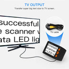 EYOYO LCD Digital 2-25x Magnifier Portable Handheld Reading Aid AV Output Low Vision