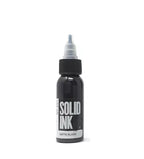 SOLID INK Tattoo Ink Opaque Deep Matte Black Color 1oz Bottle Original