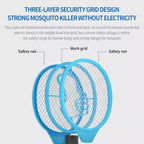 YONGTONG Fly Swatter Mosquito Pest Control Racket Swatter With Thumb Pattern Handheld