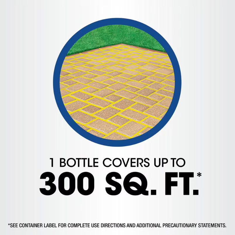 Roundup Weed and Grass Killer with Trigger Sprayer, Exclusive Formula - 1 Gal.