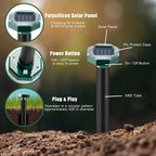 Solar Ultrasonic Animal Repeller Garden Pest Repellent Dog Cat Rabbit Raccoon US