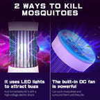 AICASE Rechargeable Electric Mosquito Fly Killer Bug Zapper Light USB Insect Pest Trap