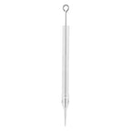 CLEAR Disposable Tattoo Tube FREEFLOW Gripless LONG Tip Sterile (3 round Tip x50)