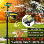 Solar Power Animal Repellent Sprinkler Motion Activated Garden For Yard I2J9