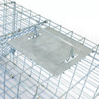 32" Live Animal Cage Trap Heavy Duty Folding Raccoon Traps Humane Cat Trap