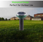 4 Pack Solar Power Ultrasonic Mice Gopher Mole Pest Snake Repellent Repeller US