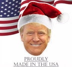 Funny Trump Santa Hat Cut Out JD Vance 2024 Yard Sign with H Stake for President
