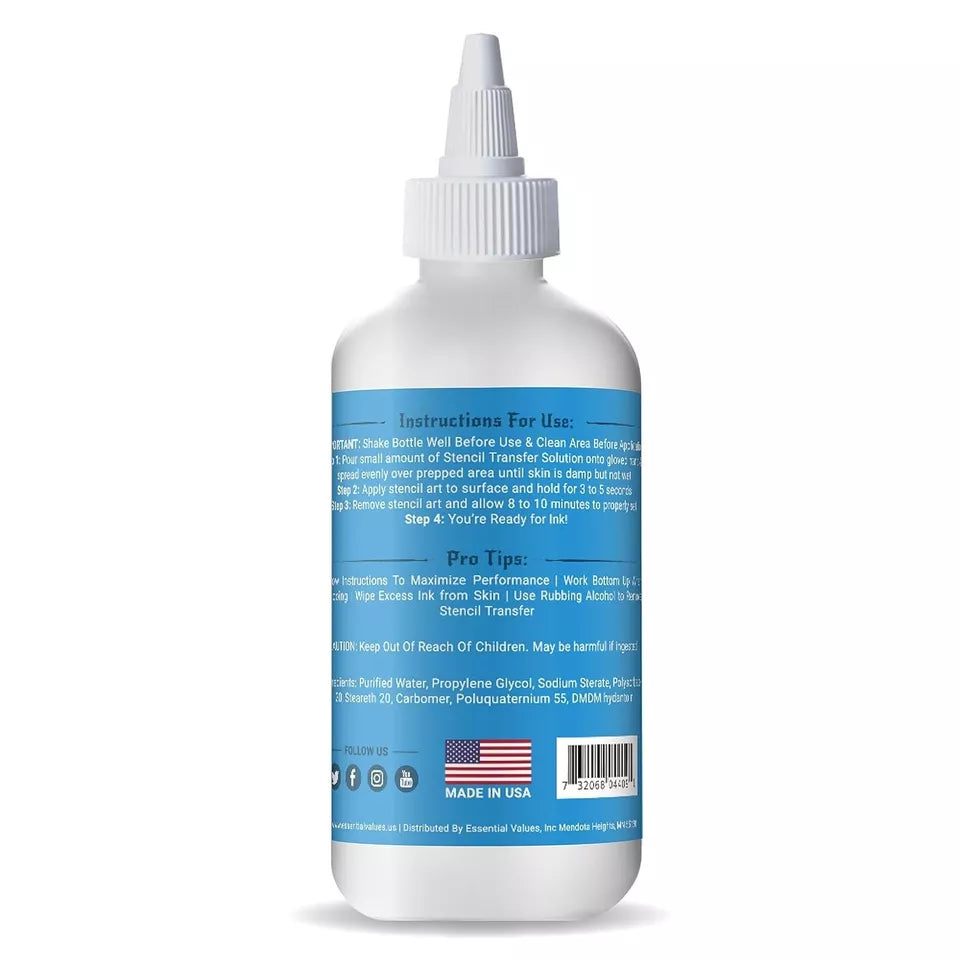 Tattoo Transfer Gel Solution (8 fl oz)