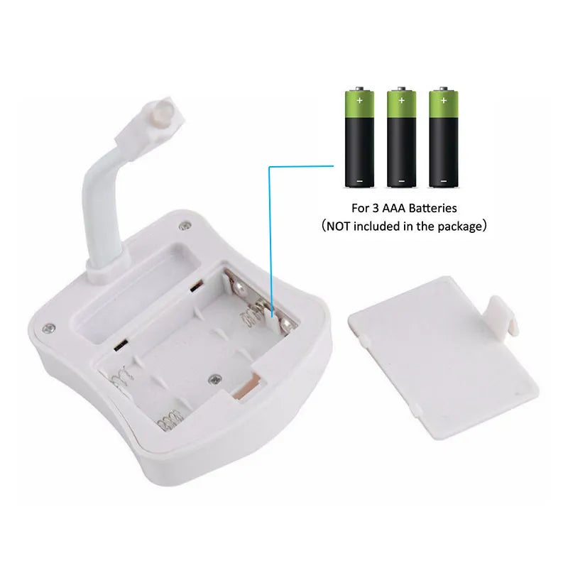 Toilet Night Light 8 Color LED Motion Activated Sensor Bathroom bowl Seat Lamp