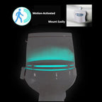Toilet Night Light 8 Color LED Motion Activated Sensor Bathroom bowl Seat Lamp