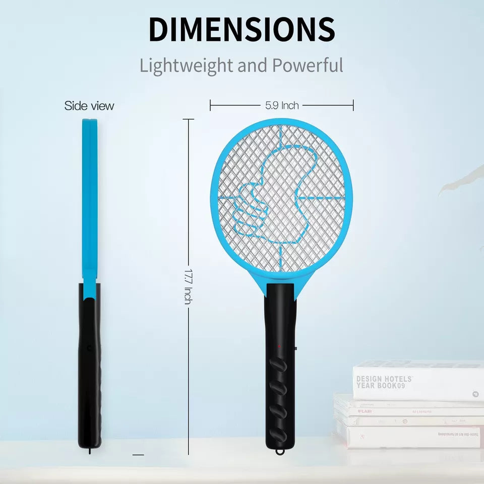 YONGTONG Fly Swatter Mosquito Pest Control Racket Swatter With Thumb Pattern Handheld