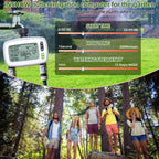 INSHOW 2 Out-lets Irrigation Computer Automatic Water Timer for Garden Plants