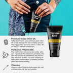 Aftercare Kit Includes Antimicrobial Soap, Balm, and Lotion, Tattoo Care for Col