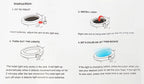Toilet Night Light 8 Color LED Motion Activated Sensor Bathroom bowl Seat Lamp