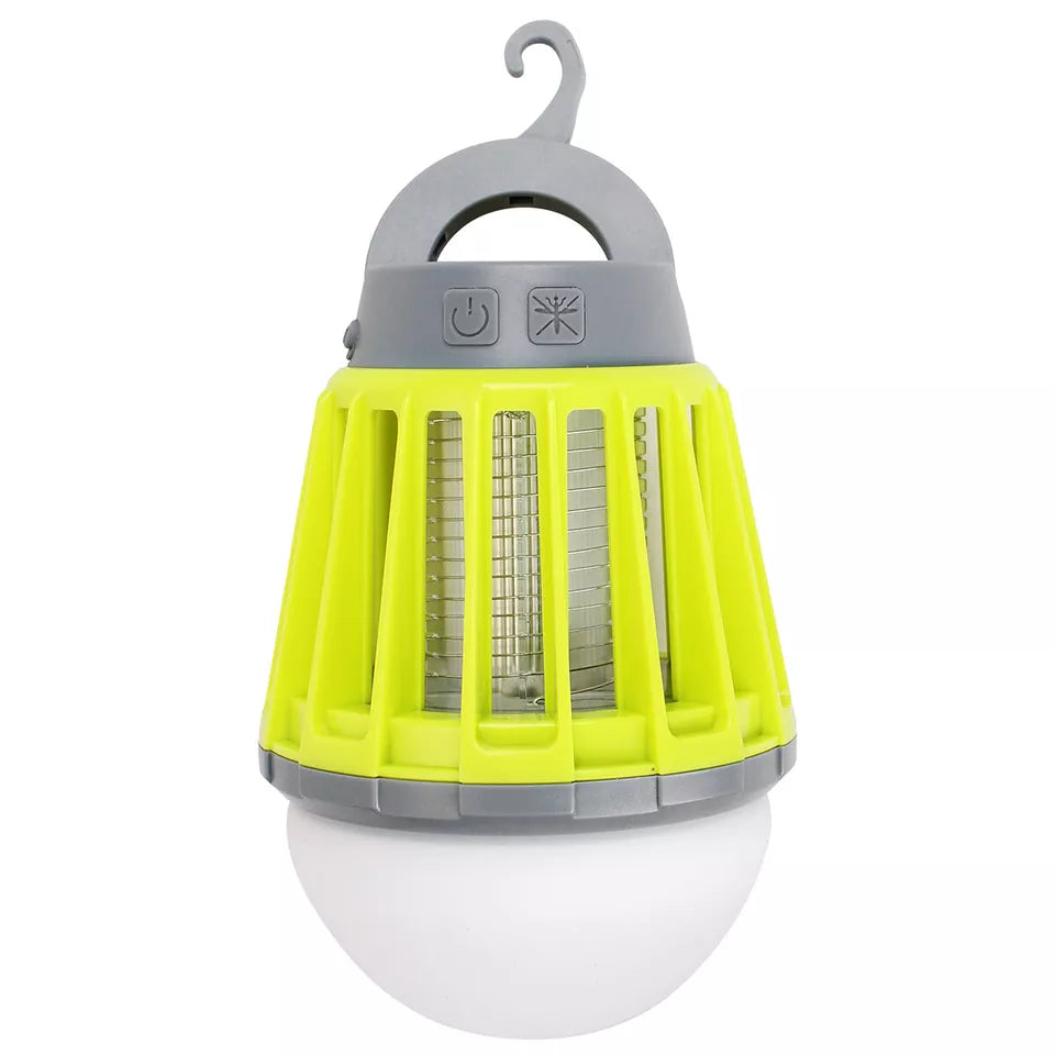 AICASE Green Electric LED Electric/Solar Mosquito Killer Fly Bug Zapper Lantern Lamp Pest Trap Light