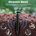 Solar Ultrasonic Animal Repeller Garden Pest Repellent Dog Cat Rabbit Raccoon US