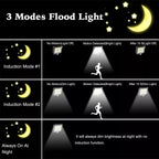 1200000lm LED Solar Street Light Security Flood Lamp Motion Sensor Outdoor Wall