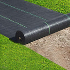 Heavy Duty Weed Barrier Fabric Woven Earthmat Ground Cover 3.2 Ounce Landscape - Size: 6FT x 300FT