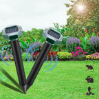 Solar Ultrasonic Animal Repeller Garden Pest Repellent Dog Cat Rabbit Raccoon US