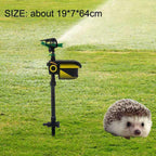 Solar Power Animal Repellent Sprinkler Motion Activated Garden For Yard I2J9