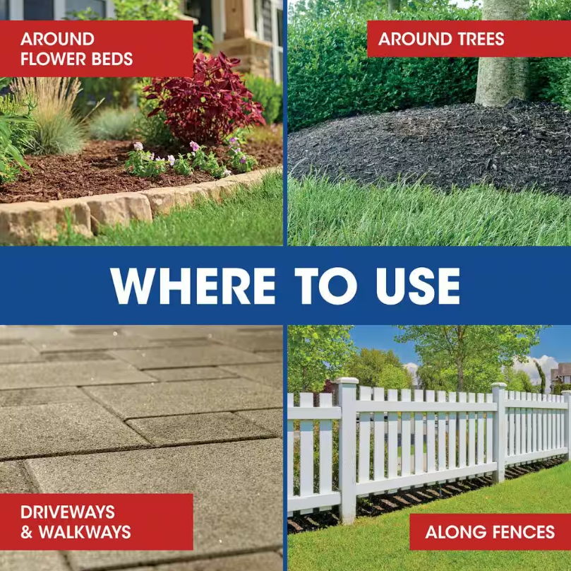 Roundup Weed and Grass Killer with Trigger Sprayer, Exclusive Formula - 1 Gal.