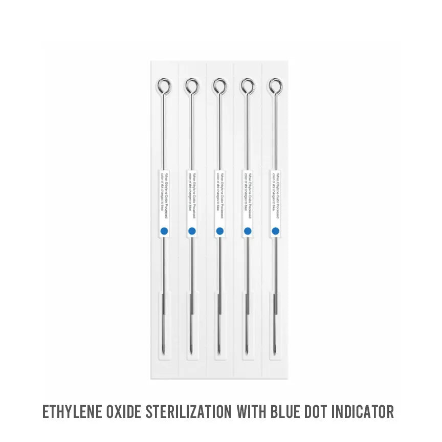 50 PROFESSIONAL Disposable Tattoo Needles On Bar Round Liner Shader Magnum Flat