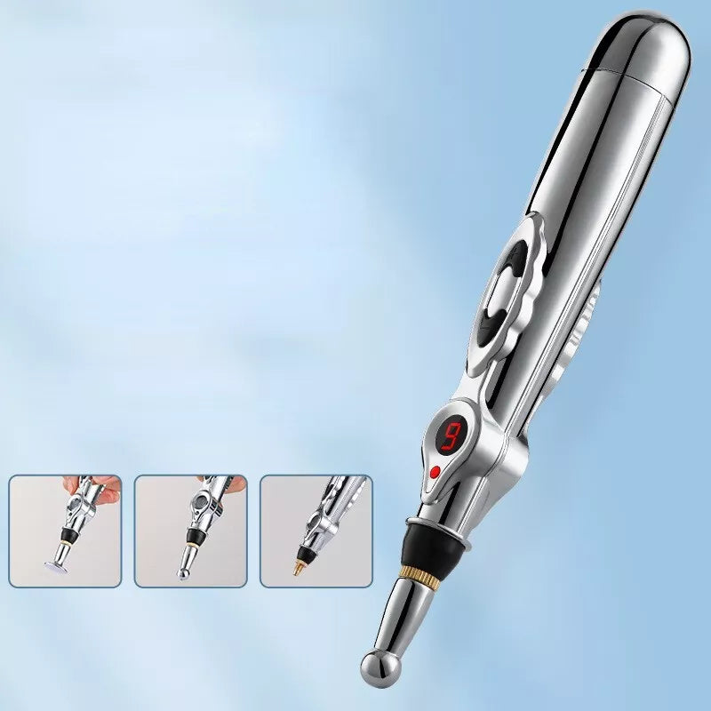 MIHJUSFDH Electronic Energy Massage Pen Heal Meridian Laser Acupressure Magnet Therapy