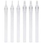 CLEAR Disposable Tattoo Tube FREEFLOW Gripless LONG Tip Sterile (3 round Tip x50)
