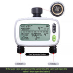 INSHOW 2 Out-lets Irrigation Computer Automatic Water Timer for Garden Plants