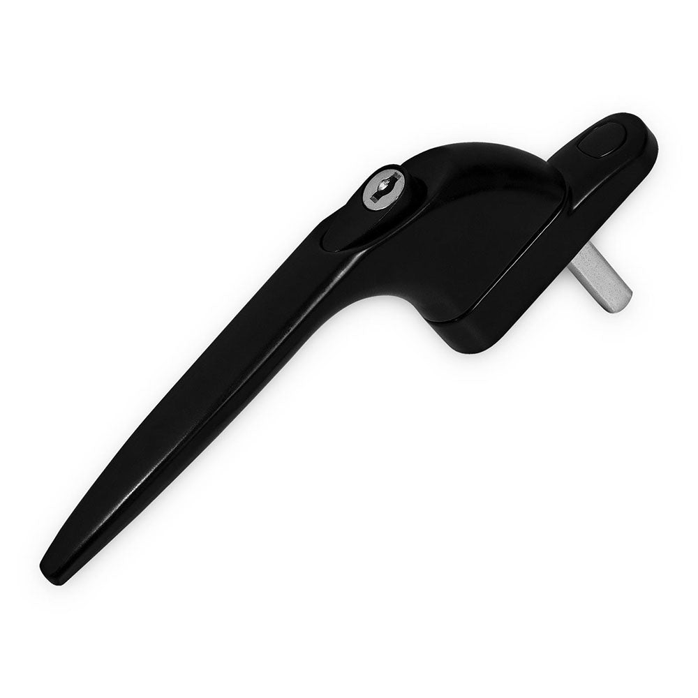 Yale uPVC Universal Window Handle Inline Locking Espag Double Glazing: Colour: White, Size: 20mm